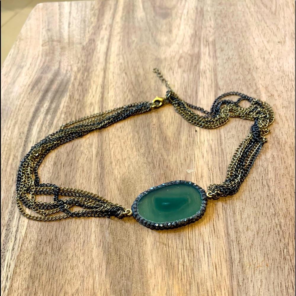 Green Gemstone Necklace